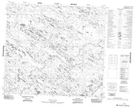 054A12 No Title Canadian topographic map, 1:50,000 scale
