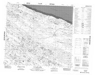 054A13 Kataawi Creek Canadian topographic map, 1:50,000 scale