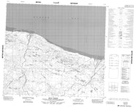 054A14 Milk Creek Canadian topographic map, 1:50,000 scale