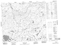 054B01 Spector Lake Canadian topographic map, 1:50,000 scale