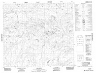 054B05 Adie Creek Canadian topographic map, 1:50,000 scale