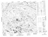054B09 Neufeld Lake Canadian topographic map, 1:50,000 scale