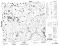 054B10 Minaker Lake Canadian topographic map, 1:50,000 scale