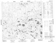 054B11 Schroeder Lake Canadian topographic map, 1:50,000 scale