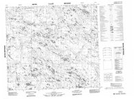 054B15 No Title Canadian topographic map, 1:50,000 scale