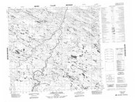 054B16 Comeault Creek Canadian topographic map, 1:50,000 scale