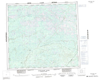 054B Kaskattama River Canadian topographic map, 1:250,000 scale