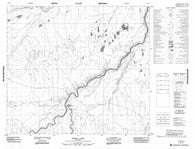054C03 Chura Lake Canadian topographic map, 1:50,000 scale