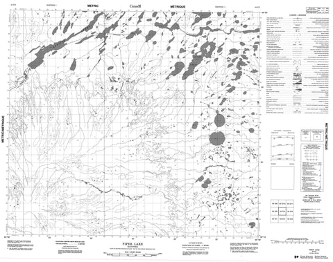 054C05 Fifer Lake Canadian topographic map, 1:50,000 scale