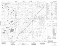 054C06 Bastable Lake Canadian topographic map, 1:50,000 scale