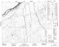 054C16 Fishing Island Canadian topographic map, 1:50,000 scale