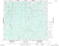 054C Hayes River Canadian topographic map, 1:250,000 scale