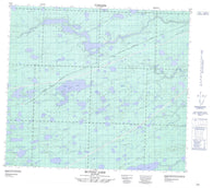 054D03 Butnau Lake Canadian topographic map, 1:50,000 scale