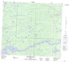 054D05 Birthday Rapids Canadian topographic map, 1:50,000 scale