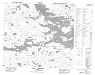 054D06 Gull Rapids Canadian topographic map, 1:50,000 scale