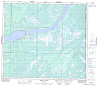 054D08 Brooks Creek Canadian topographic map, 1:50,000 scale