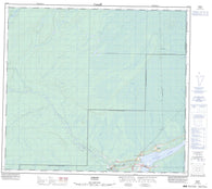 054D09 Amery Canadian topographic map, 1:50,000 scale