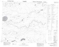 054D10 No Title Canadian topographic map, 1:50,000 scale