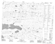 054D12 Limestone Lake Canadian topographic map, 1:50,000 scale