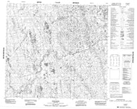 054E08 Herchmer Canadian topographic map, 1:50,000 scale