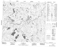 054E10 Turcotte Lake Canadian topographic map, 1:50,000 scale
