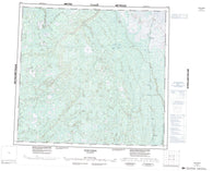 054E Herchmer Canadian topographic map, 1:250,000 scale