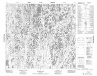 054F06 Roberge Lake Canadian topographic map, 1:50,000 scale