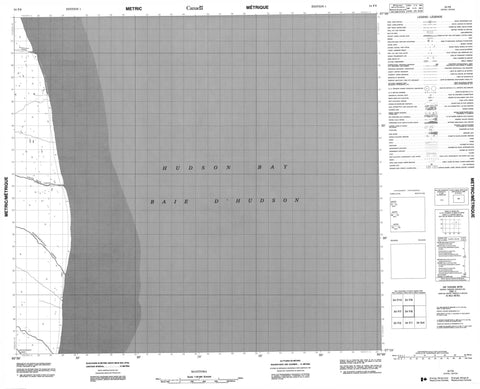 054F08 No Title Canadian topographic map, 1:50,000 scale