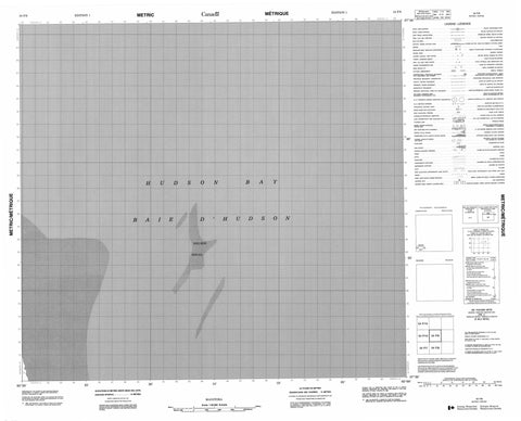 054F09 No Title Canadian topographic map, 1:50,000 scale