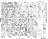 054F11 Brady Lake Canadian topographic map, 1:50,000 scale