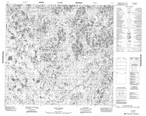 054F12 Hoot Creek Canadian topographic map, 1:50,000 scale