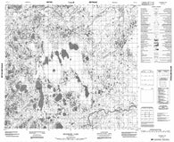 054F14 Skidmore Lake Canadian topographic map, 1:50,000 scale