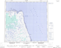 054K Cape Churchill Canadian topographic map, 1:250,000 scale