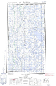 054L01E Cromarty Canadian topographic map, 1:50,000 scale