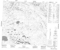 054L03 Wise Lake Canadian topographic map, 1:50,000 scale