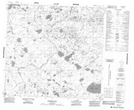 054L04 Knight Lake Canadian topographic map, 1:50,000 scale