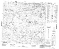 054L05 No Title Canadian topographic map, 1:50,000 scale