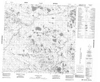 054L06 Dickens Lake Canadian topographic map, 1:50,000 scale