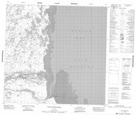 054M02 Point Of The Woods Canadian topographic map, 1:50,000 scale