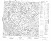 054M11 Vinsky Lake Canadian topographic map, 1:50,000 scale