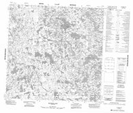 054M12 Mcewen Lake Canadian topographic map, 1:50,000 scale