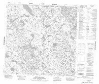 054M13 Mikolash Lake Canadian topographic map, 1:50,000 scale