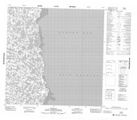 054M15 Nanalla Canadian topographic map, 1:50,000 scale