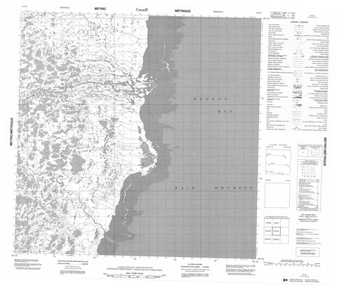 055D02 No Title Canadian topographic map, 1:50,000 scale