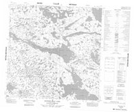 055D05 Ranger Seal Lake Canadian topographic map, 1:50,000 scale