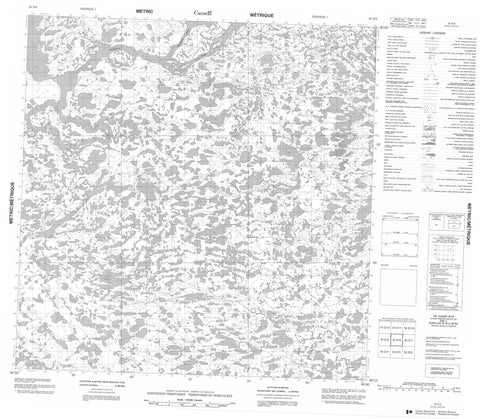 055D06 No Title Canadian topographic map, 1:50,000 scale