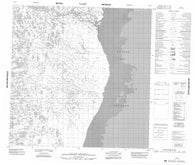 055D07 No Title Canadian topographic map, 1:50,000 scale