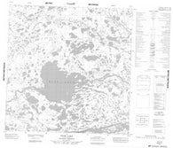 055D11 Hyde Lake Canadian topographic map, 1:50,000 scale