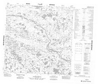 055D12 No Title Canadian topographic map, 1:50,000 scale