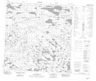 055D13 No Title Canadian topographic map, 1:50,000 scale